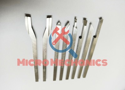 3mm x 60mm HSS Lathe Form Tools Set Of 8 Pieces Square Shank Unimat Emco Myford