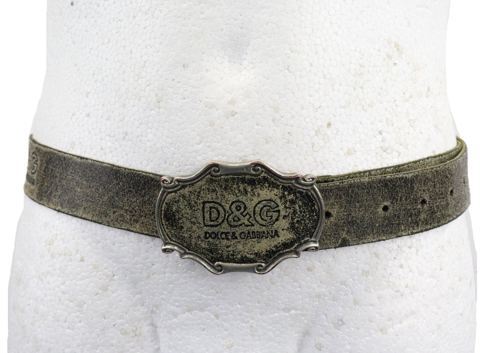 DOLCE & GABBANA Belt Men's 46 / 115 Western Style Buckle