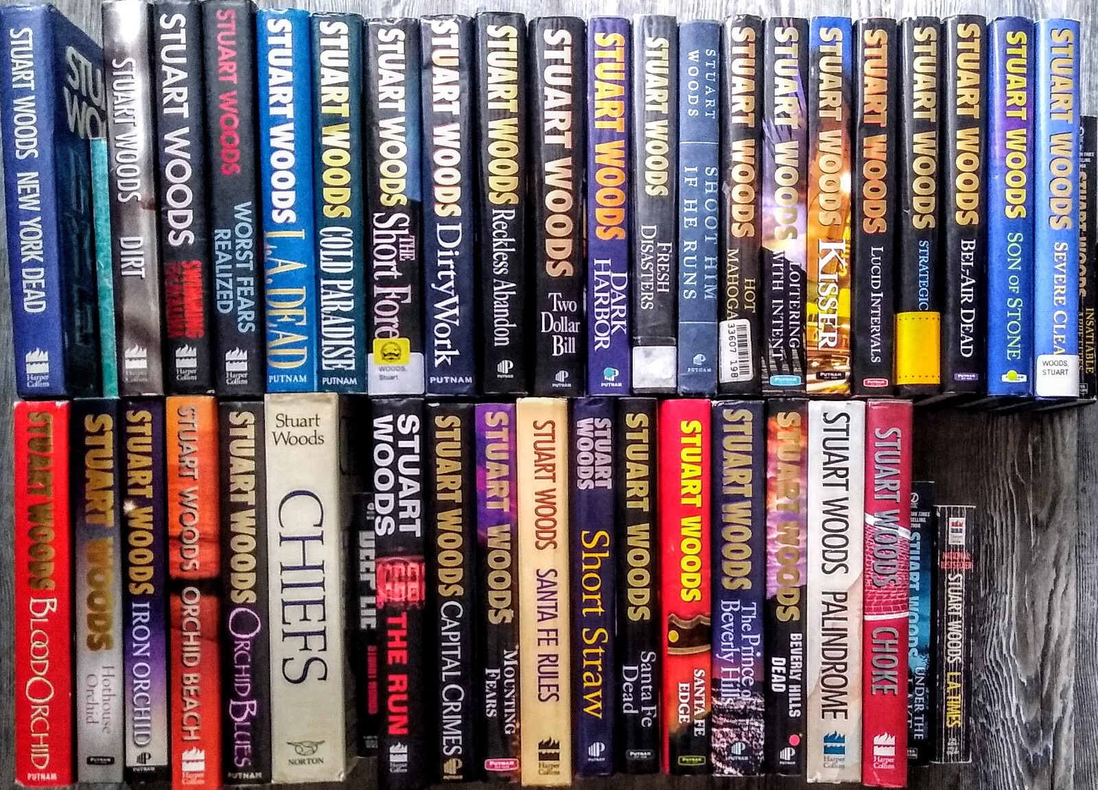 Stuart Woods Lot of 44 - Stone Barrington, Holly Barker, Ed