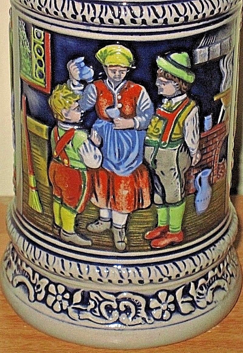 Vintage Gerz German Beer Stein Aus Unsure Firmen 7