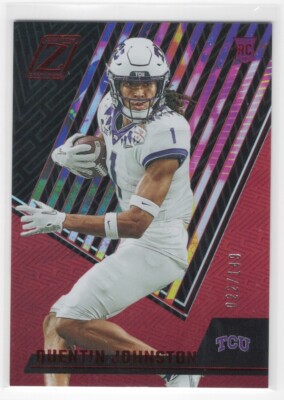 2023 Panini Zenith Draft Picks Red Quentin Johnston Rookie Card #/149