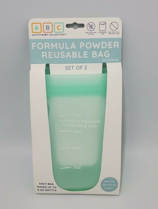Austin Baby Collection Formula Powder Reusable Bag - 2pk