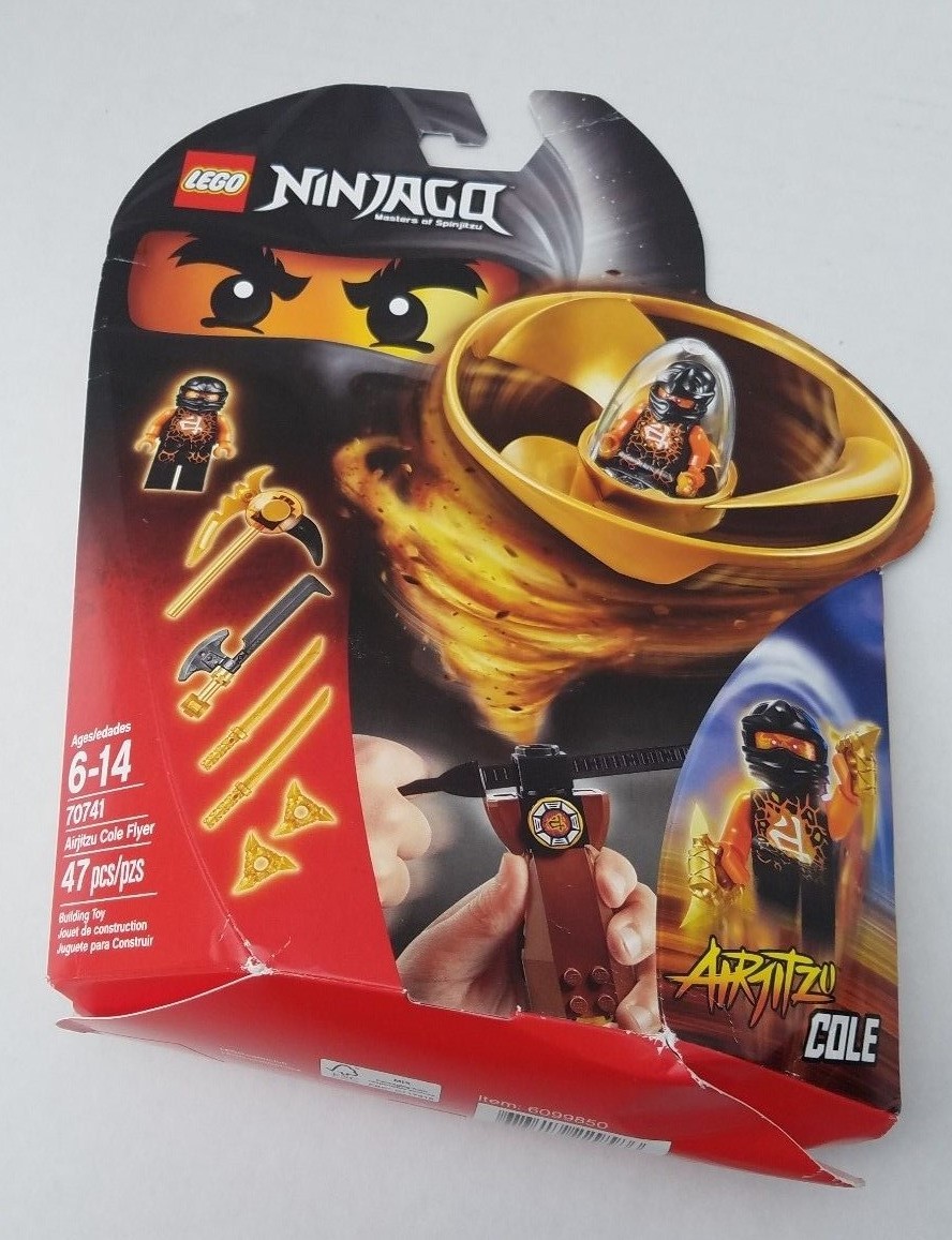 New Lego 70741 NINJAGO Airjitzu Building Toy COLE Flyer 47PC