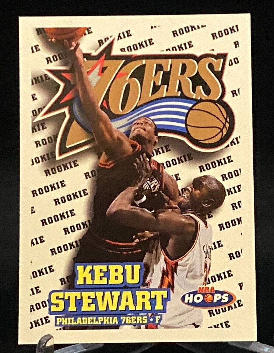 1997-98 SkyBox NBA Hoops Rookie Card #205 Kebu Stewart