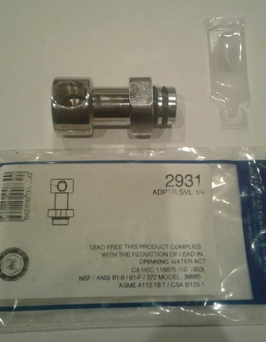 Fisher 2931 straight svl Adapter