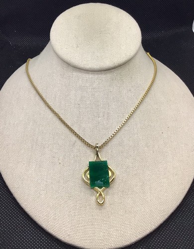 小物 80's Vintage stone  Green Eage Vintage inspired retro 60s, 70s, 80s jewelry, multi strand