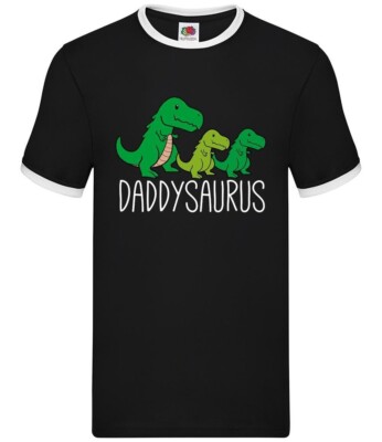 Daddysaurus - Hombre Ringer - Dinosaurio Papá Día Del Padre