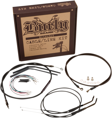 Burly Cable and Brake Line Kits B30-1124 Harley | eBay