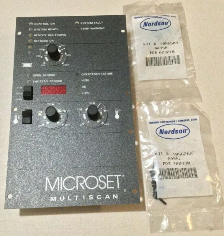 NORDSON Microset Multiscan CA96A04569 Temperature Control Panel Board