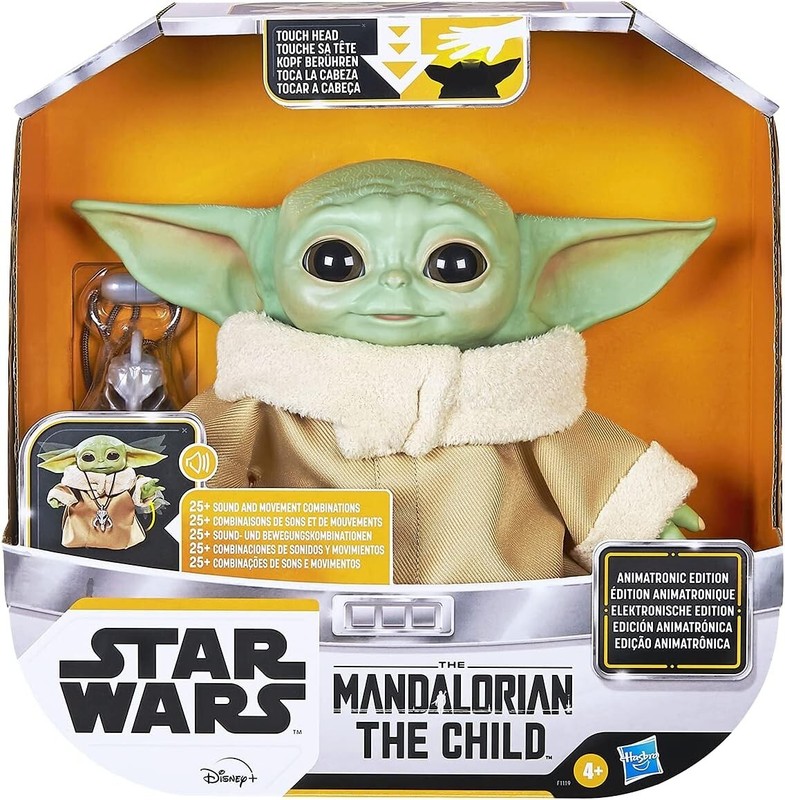 Star Wars The Mandalorian The Child Baby Yoda Grogu Animatronic Edition Hasbro