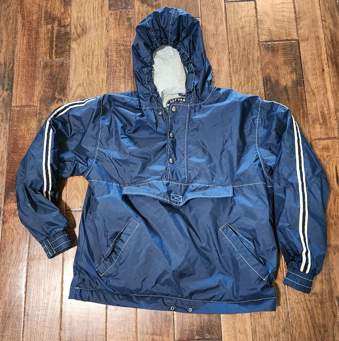 vtg Gap Varsity Classic jacket windbreaker lined small hood