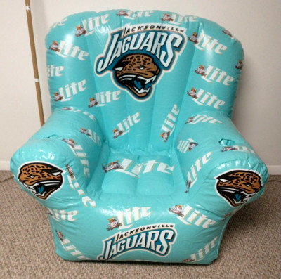Miller Lite Jaguars Super Bowl NFL Inflatable Adult Size Chair Unused Tested