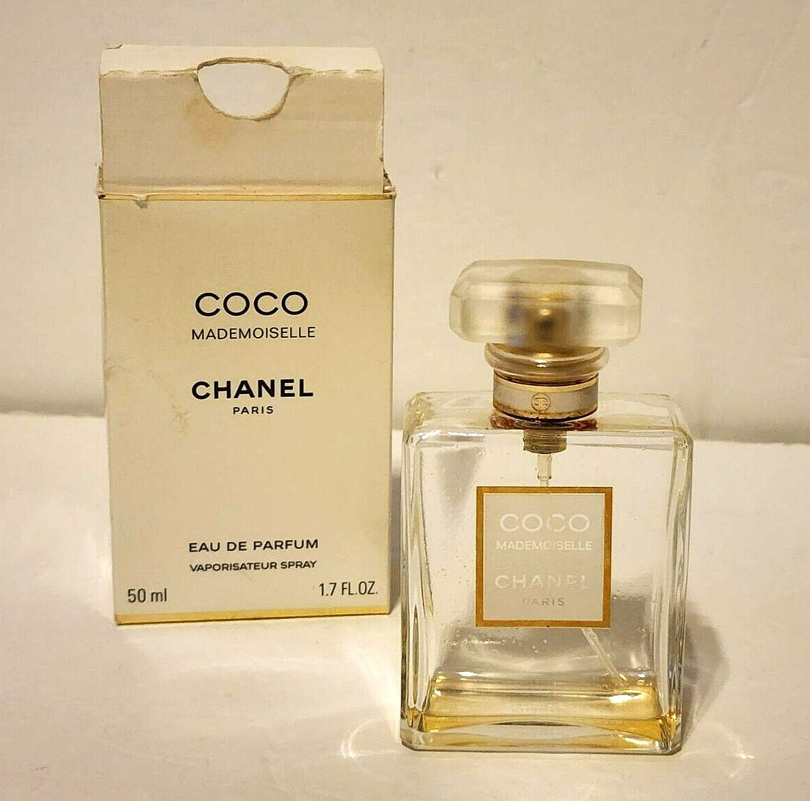 glass bottle Coco Mademoiselle Chanel Paris Eau De Parfum