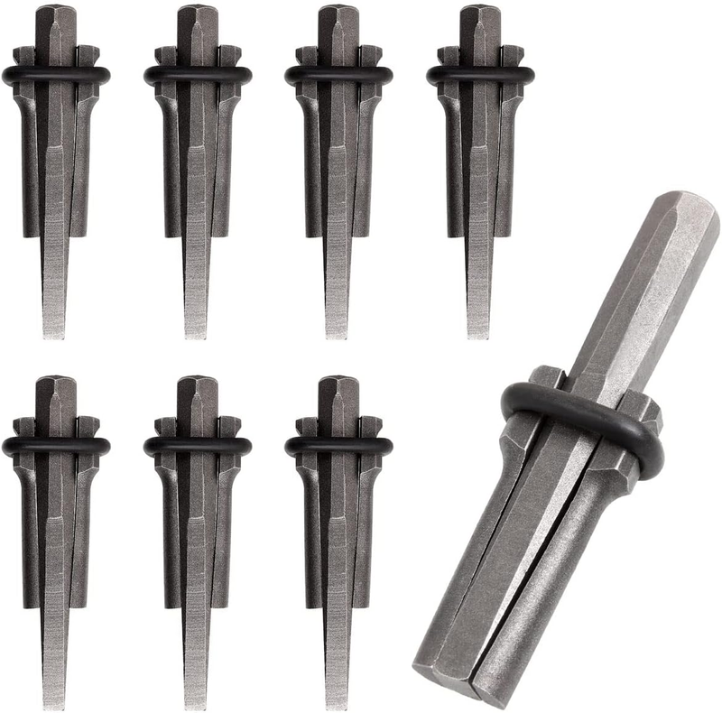 3/4 Inch Heavy Duty Wedge and Feather Shims, 8 Pack Plug Shim and Wedge Concrete