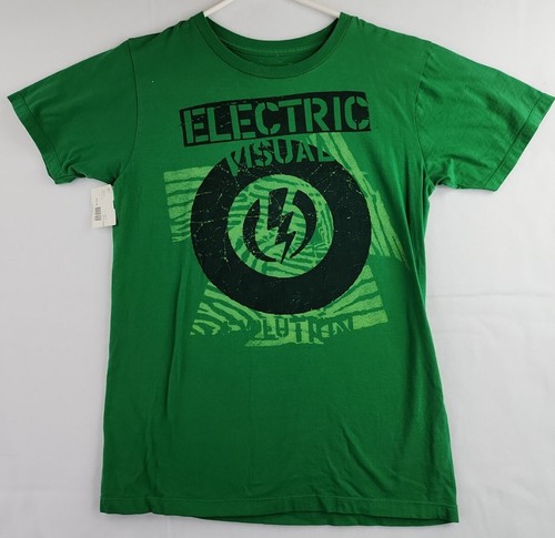 ELECTRIC LOGO EMB T-SHIRT (BLACK × WHITE Chain-Stitched Embroidery Logo Boxy Tencel Shirt – EVISU