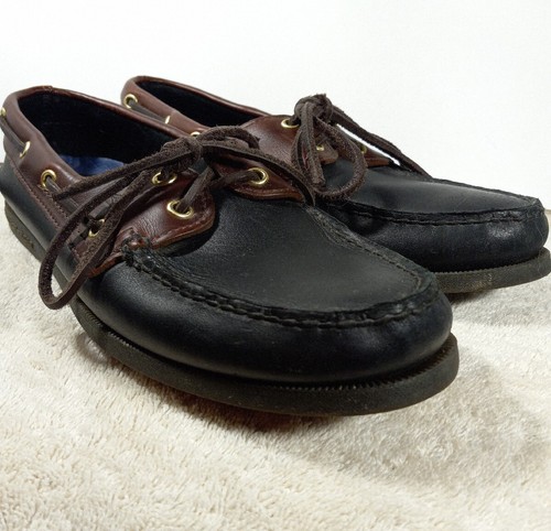 未使用級☆SPERRY TOP-SIDER レザーモカシン 撥水 ブラック $_12.JPG?set_id=880000500F