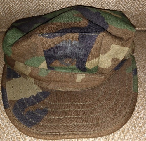 8 Point HAT Green Camouflage Emblem USA 