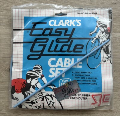 NEW CLARK'S Easy Glide Cable Set Teflon Coated & Nylon lined Road Bike 6004 NOS