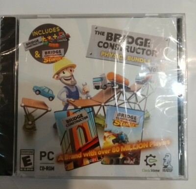 The Bridge Constructor Physics Bundle Vol. Windows 10/8/7 PC CD-Rom Game 