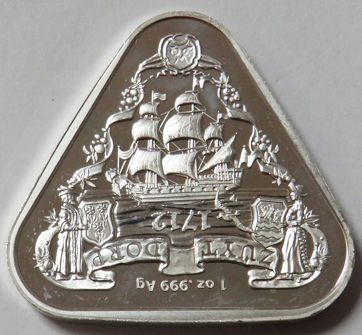2020 AUSTRALIA $1 ZUYT DORP 1712 SHIPWRECK TRIANGLE 1 OZ