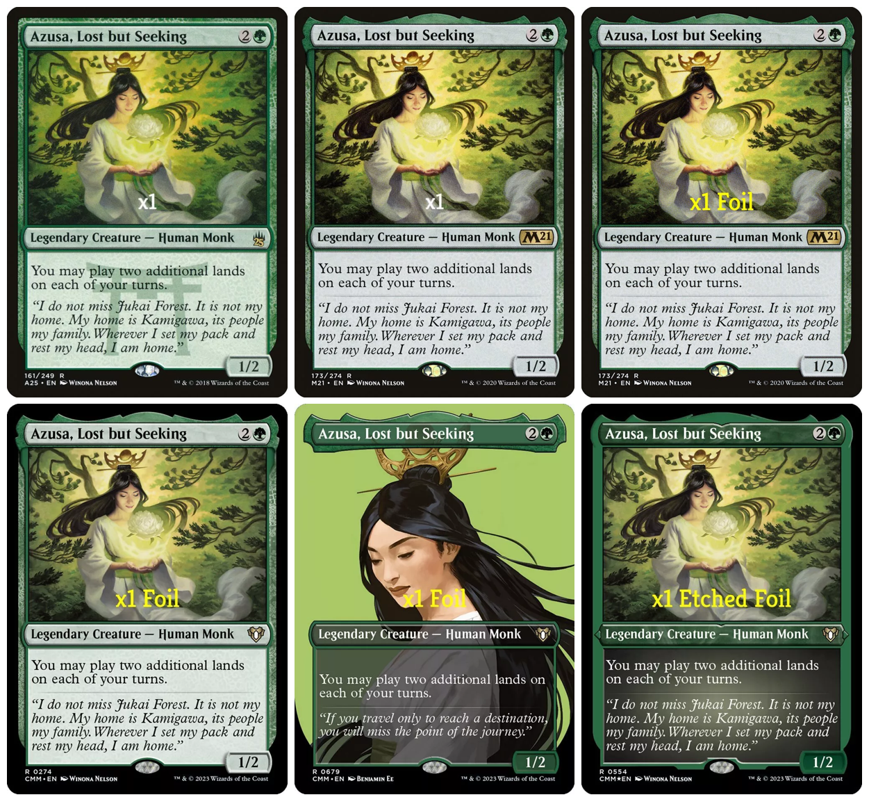MTG A25 M21 CMM Azusa, Lost but Seeking MINT (SELECT) | eBay