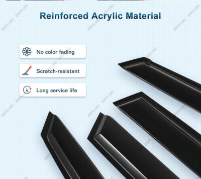 For 2013-2018 Toyota RAV4 Mugen Style Window Visors Rain Sun Deflectors Guards