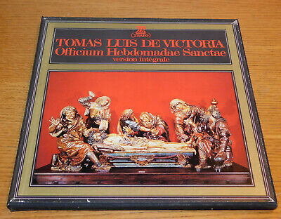 COFFRET 3 LP TOMAS LUIS de VICTORIA officium hebdomadae sanctae ERATO STU-70863