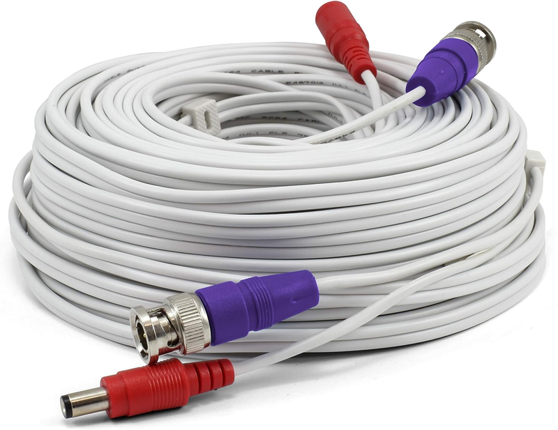 Swann BNC Coaxial Cable for Security Camera CCTV System, Audio Video Extension