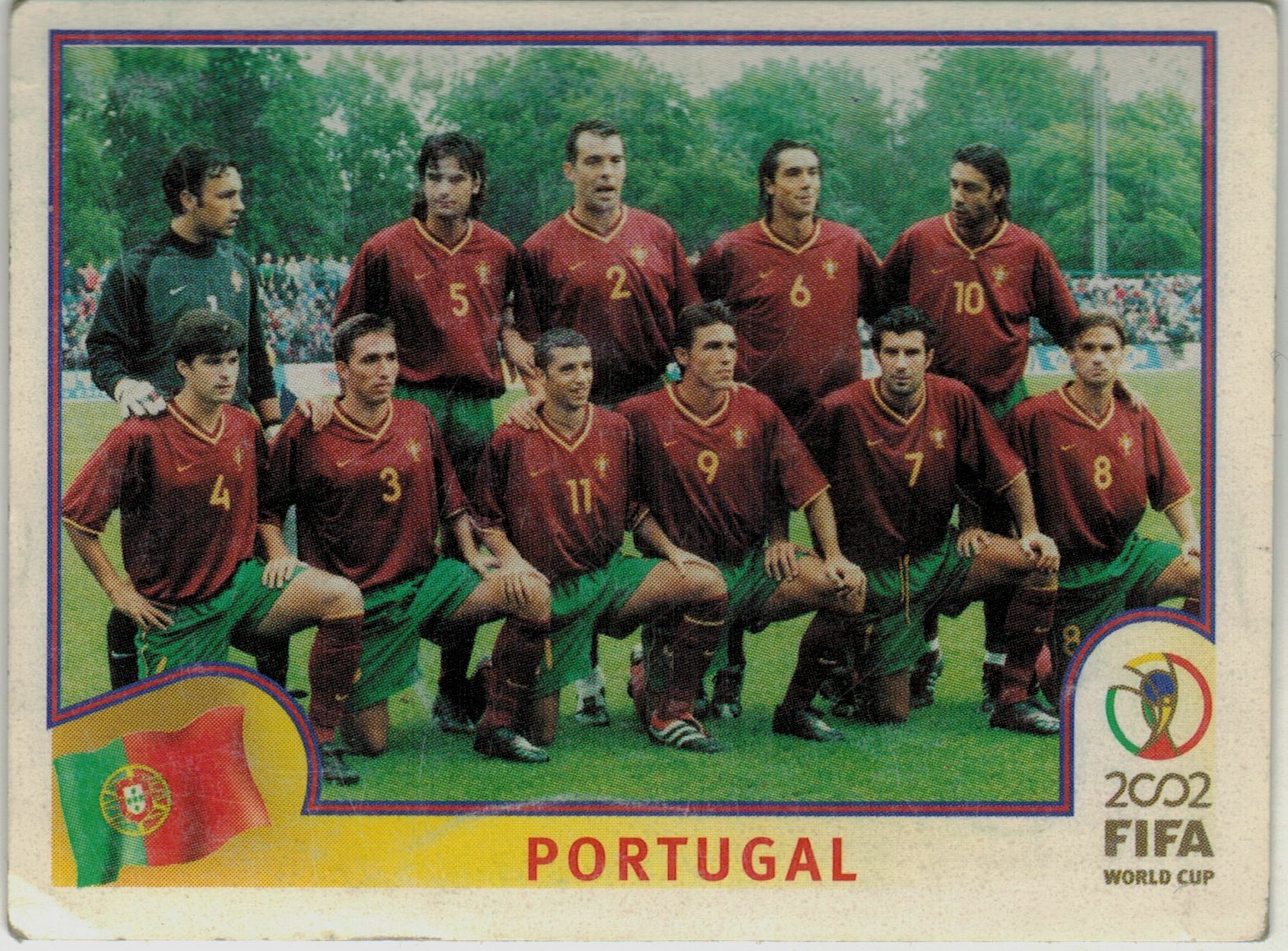Brazil 2002 Panini FIFA World Cup Korea Japan #295 Portugal Brazil 2002 Panini FIFA World Cup Korea Japan #295 Portugal