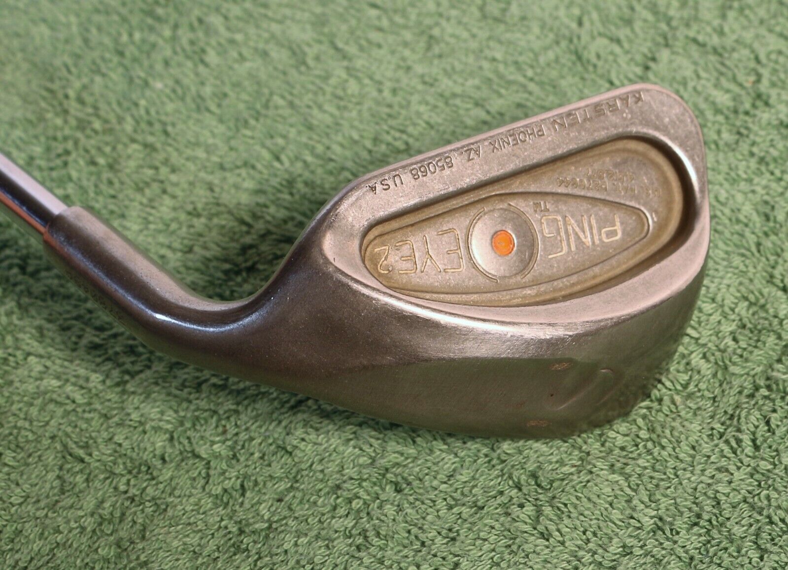 Vintage Ping Eye 2 Red Dot Sand Wedge Original Karsten Shaft Vintage Ping Eye 2 Red Dot Sand Wedge Original Karsten Shaft