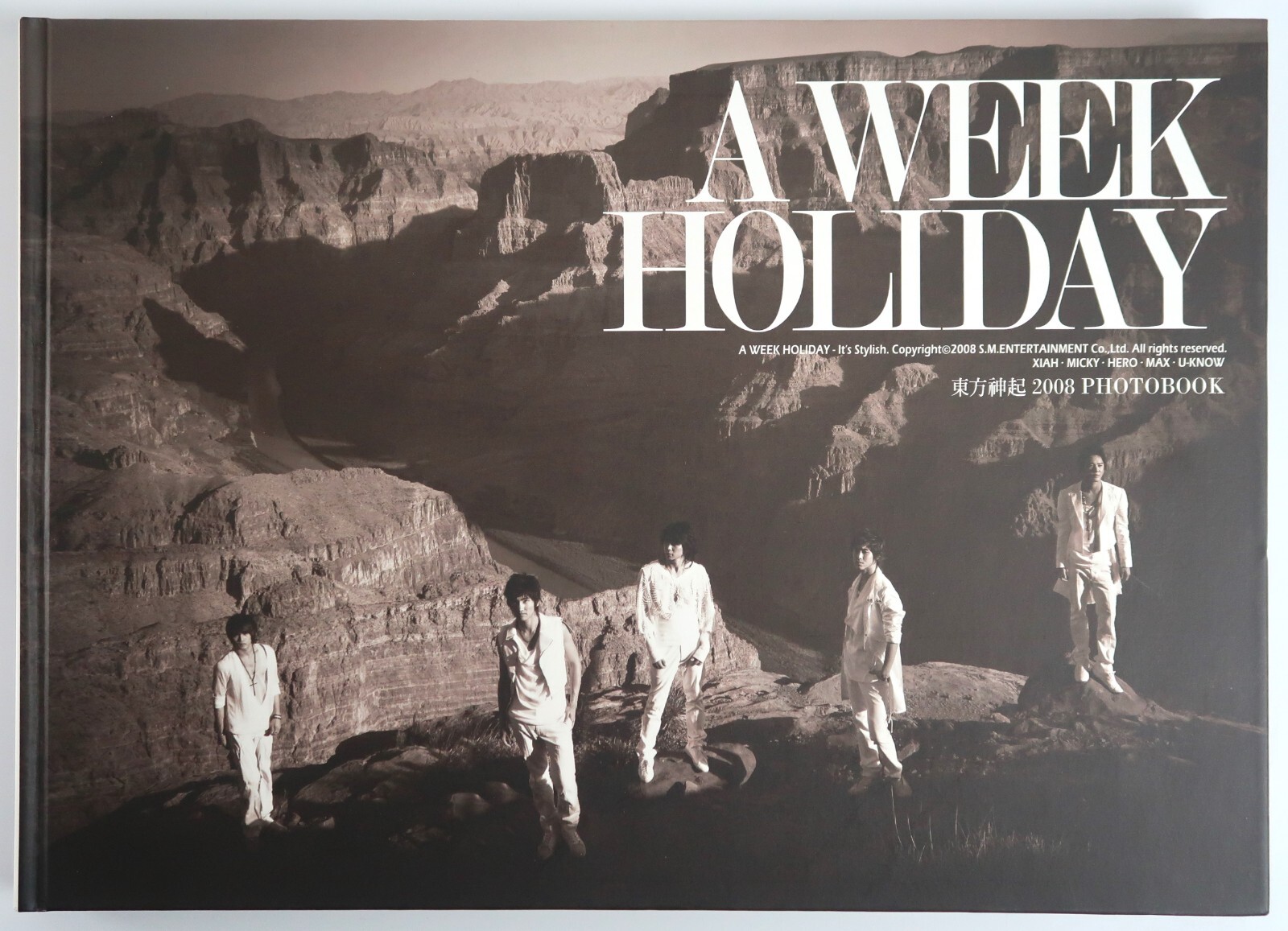 TVXQ - A Week Holiday 2008 Photobook Dong Bang Shin Ki TVXQ - A Week Holiday 2008 Photobook Dong Bang Shin Ki