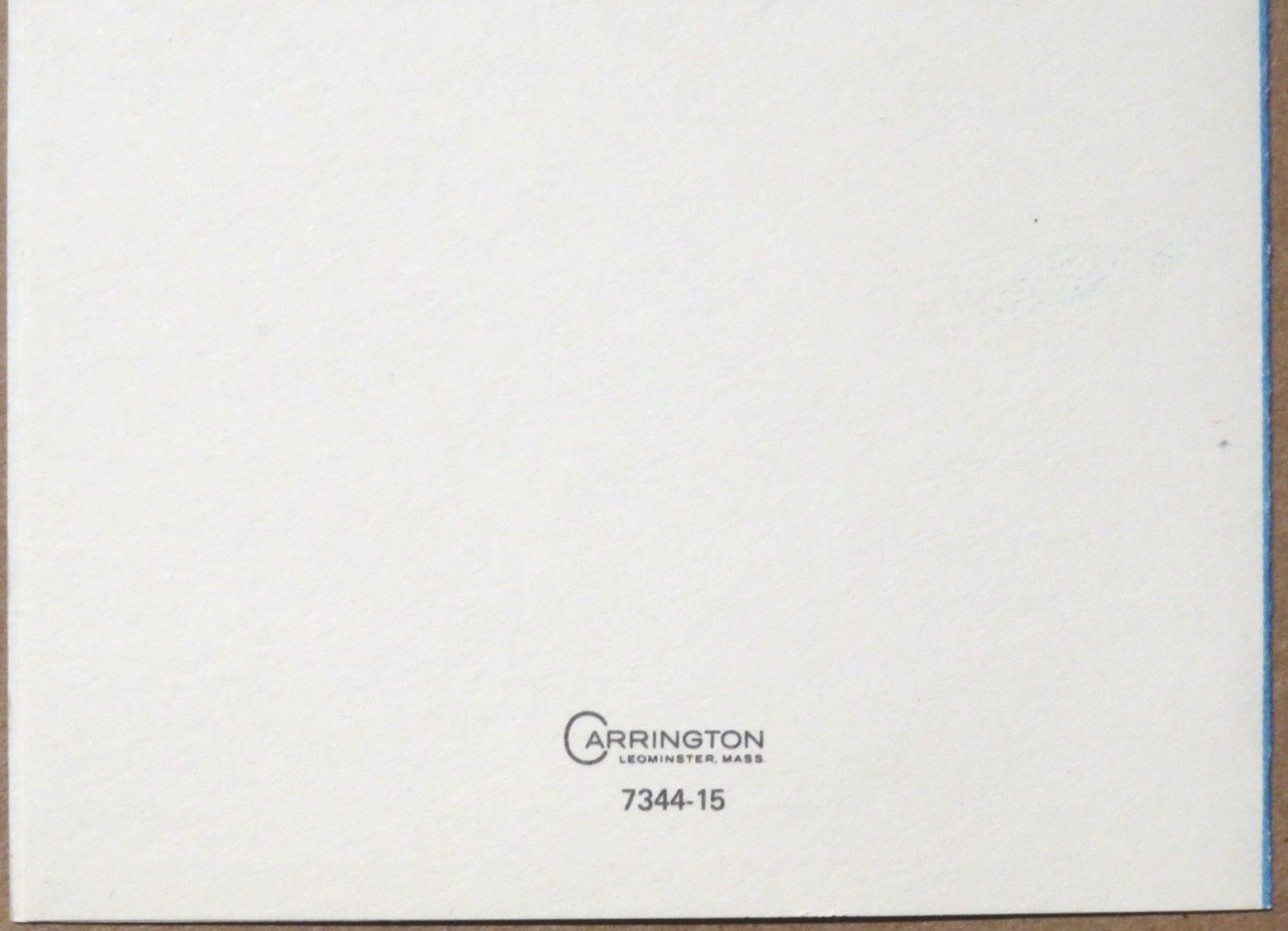 Vintage Christmas Card UNUSED MCM Beautiful PINK Burning Candle Starburst