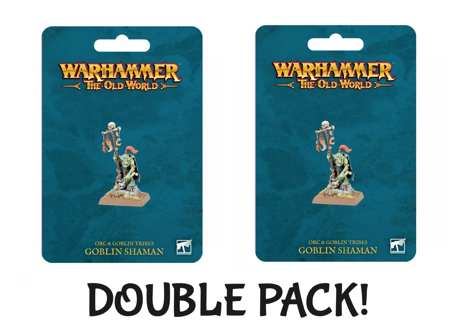 Warhammer The Old World: Племена орков и гоблинов - ДВОЙНОЙ НАКОНЕЧНИК гоблинского шамана!