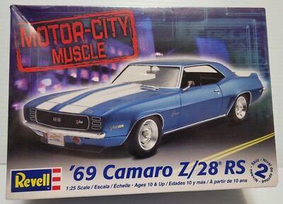 REVELL MOTOR CITY MUSCLE 1/25 '69 CAMARO Z/28 RS ***FACTORY SEALED***