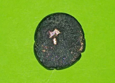 Elaea Aeolis 200BC ancient GREEK COIN torch corn wreath Demeter g old treasure