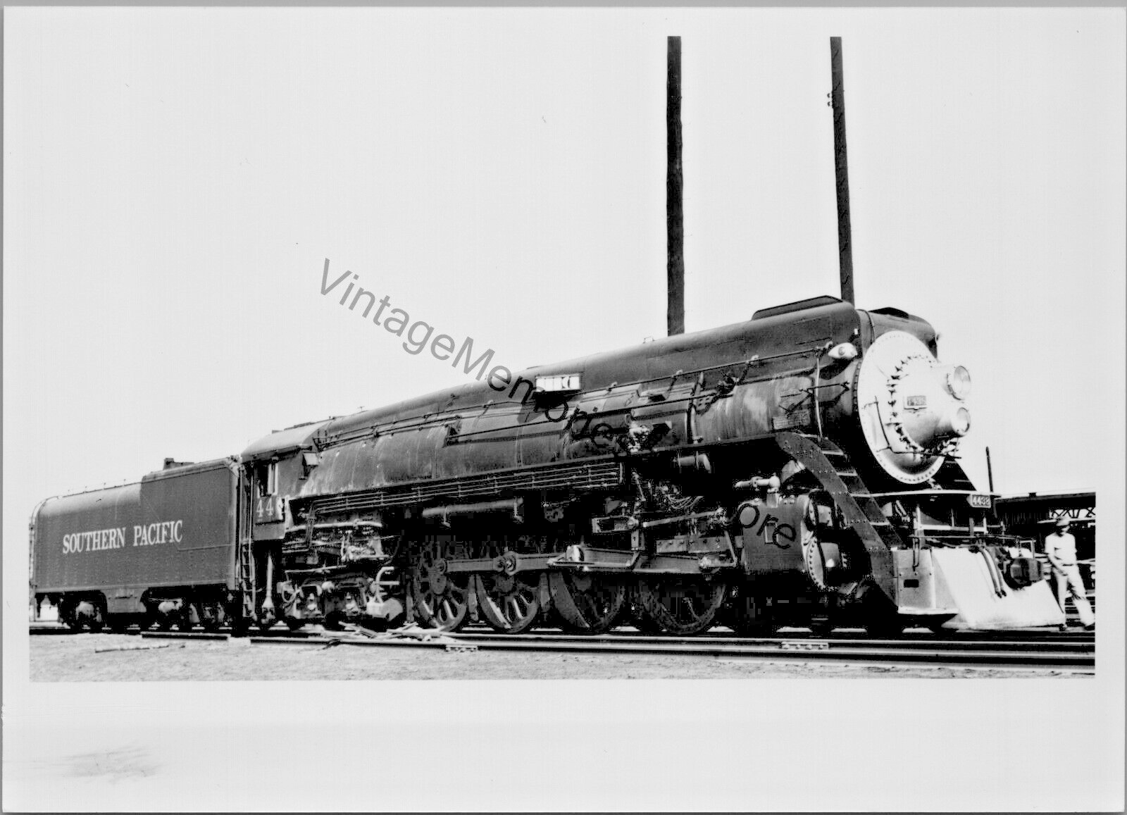 Vintage Southern Pacific Railway 4438 Steam Locomotive T2