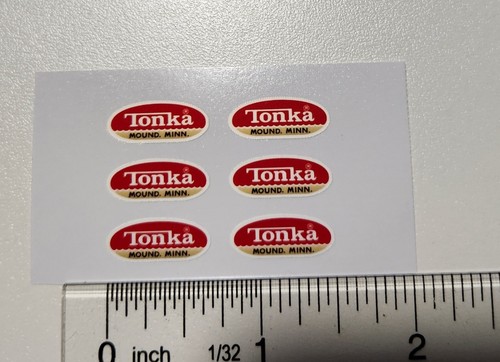Tiny Tonka Truck Original Oval Sticker Years 1968-1969 Tiny Tonka Logo