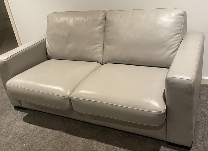 Freedom 2 And 1 47 Leather Sofa Bed Sofas Gumtree Australia Holdfast