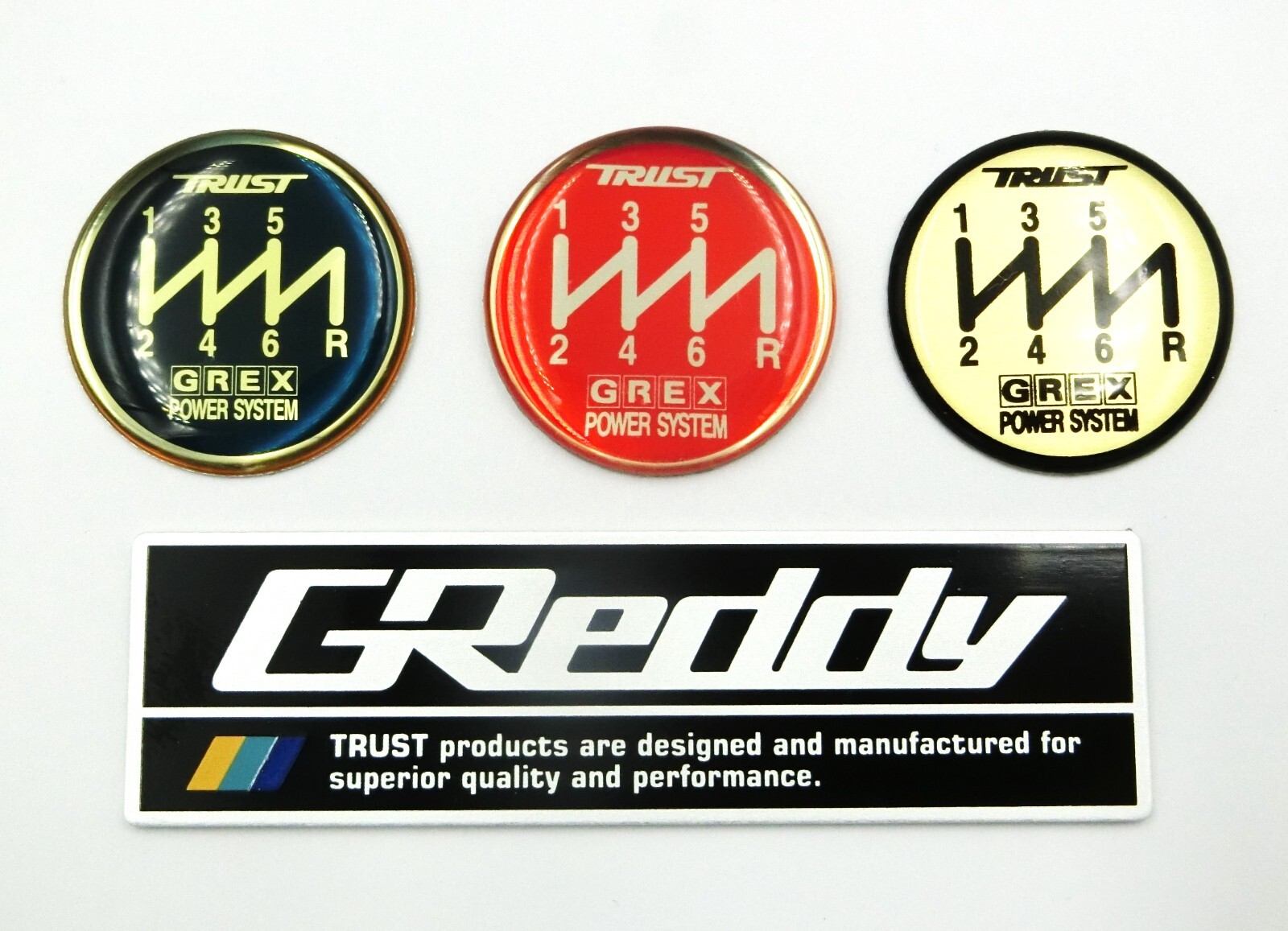 Trust Greddy GREX Shift knob Pattern Emblem 6 SPEED GReddy Trust Greddy GREX Shift knob Pattern Emblem 6 SPEED GReddy