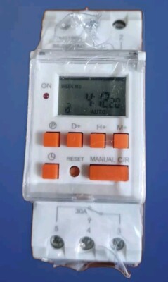 TM919BK 30A Programmable Timer 85~265V Output Separate Control 7 Days Weekly