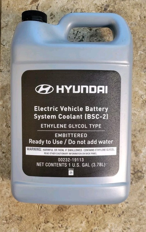 00232-19113 - ELECTRIC VEHICLE BATTERY SYSTEM COOLANT - Hyundai (BSC-2)