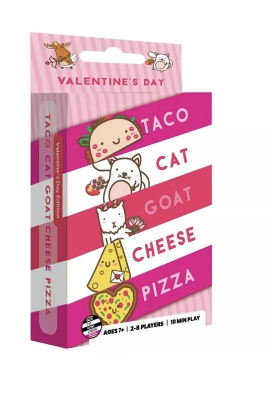 Taco Cat Goat Cheese Pizza Valentine's Day Edition .