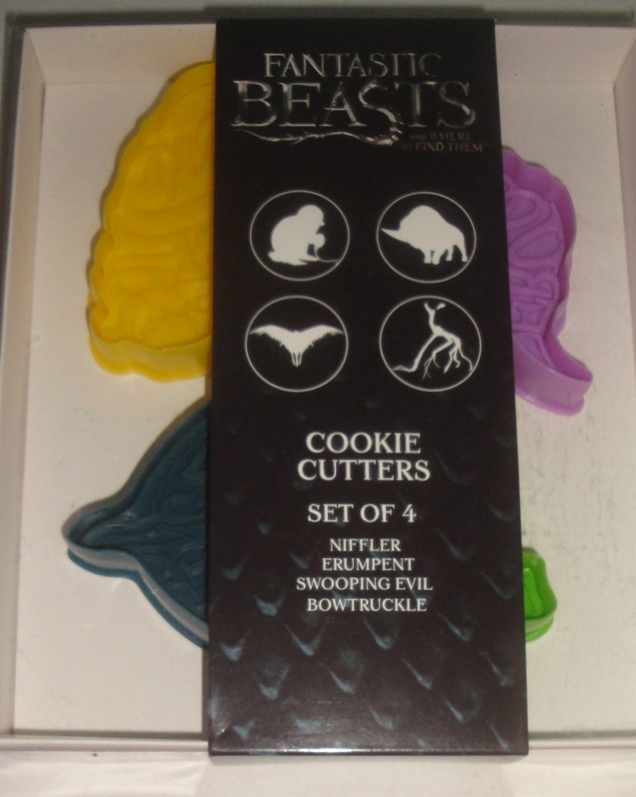 Fantastic Beasts + Where To Find Them Cookie Cutters Set of 4 Loot Crate 2018