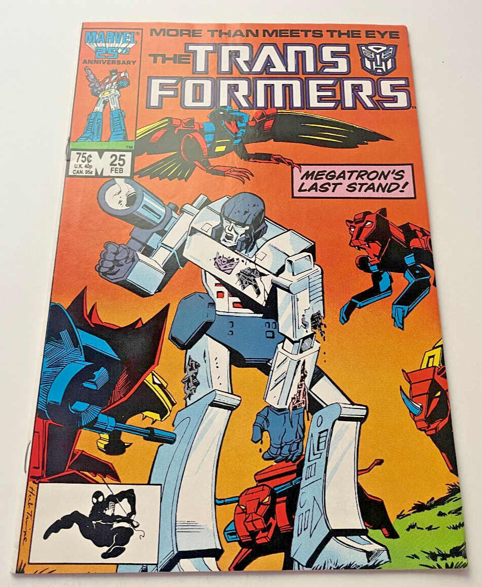 Transformers #25 Marvel Comic 1st App Predacons Vintage