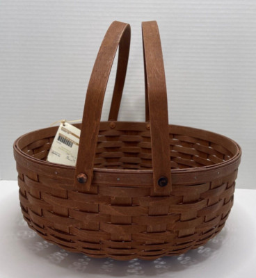 LONGABERGER 2010 Rich Brown Bakers Basket Only--NEW