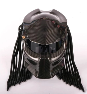PREDATOR MOTORCYCLE HELMET, CARBON FIBRE, ONE OF A KIND!! | Motorcycle