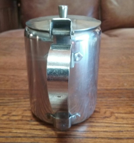 Vintage Bloomfield Stainless Steel Lidded Coffee Creamer