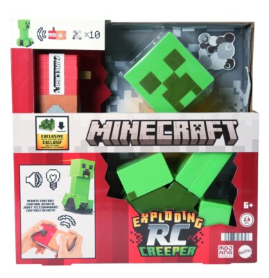 Minecraft Exploding RC Creeper with Lights & Sounds with 10 Explosion Particles