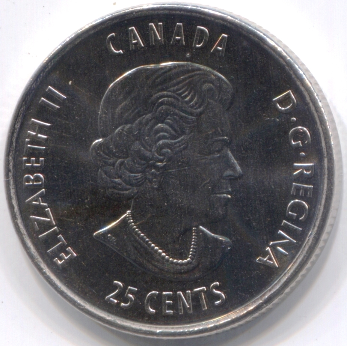 2017 CANADA 25 CENTS Coin from RCM Bank Roll - Stanley Cup 125th Anniversary