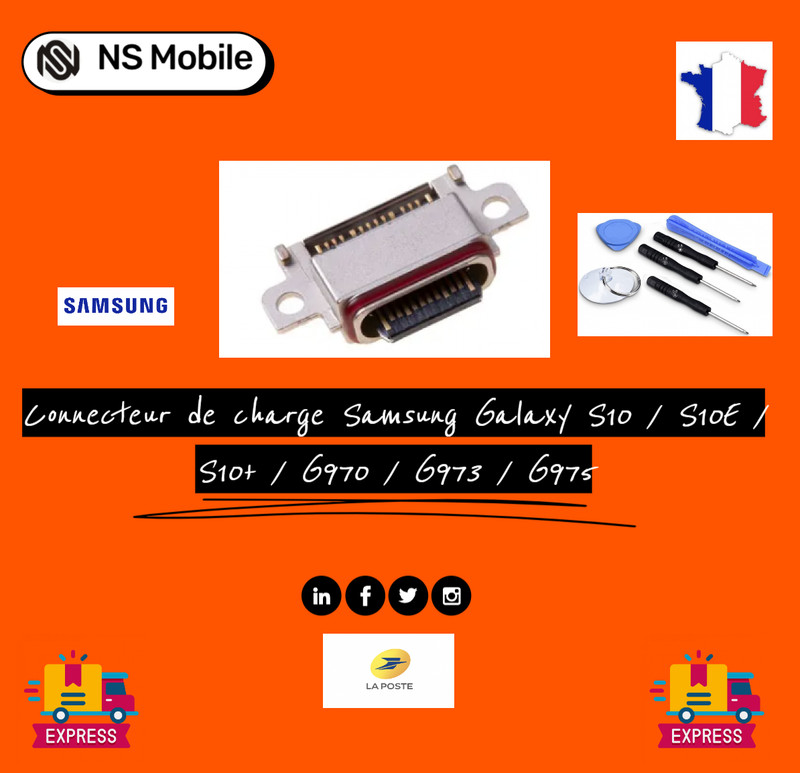 Connecteur De Charge Samsung Galaxy S10 / S10e / S10+ / G970 / G973 / G975